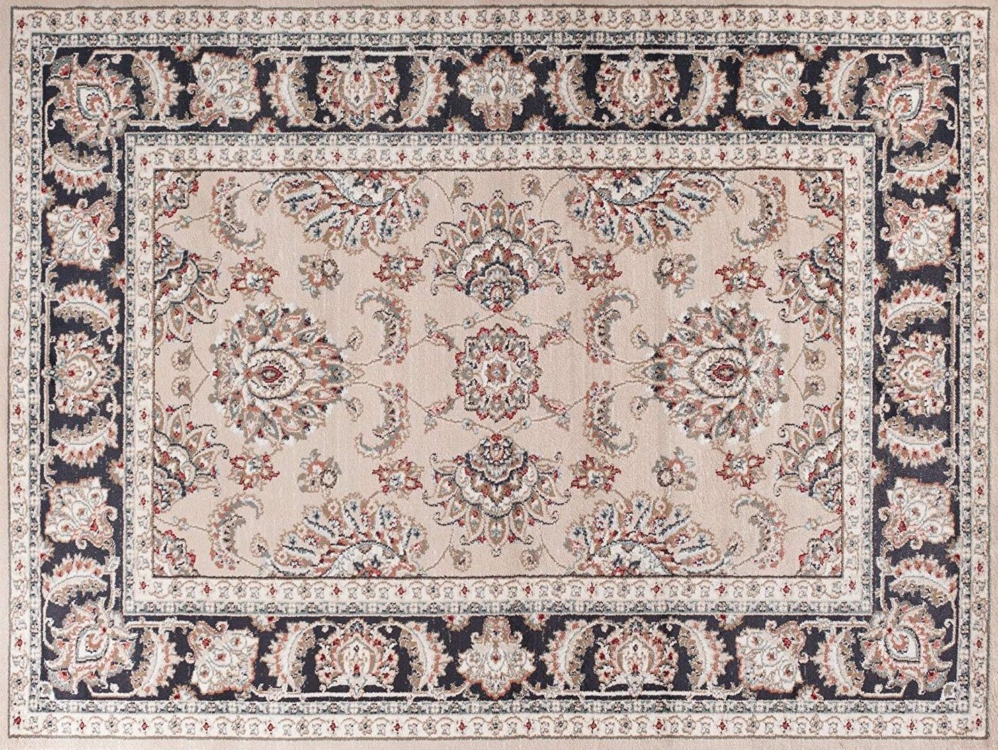 alfombra persa color beige