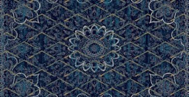 alfombra persa de poliéster