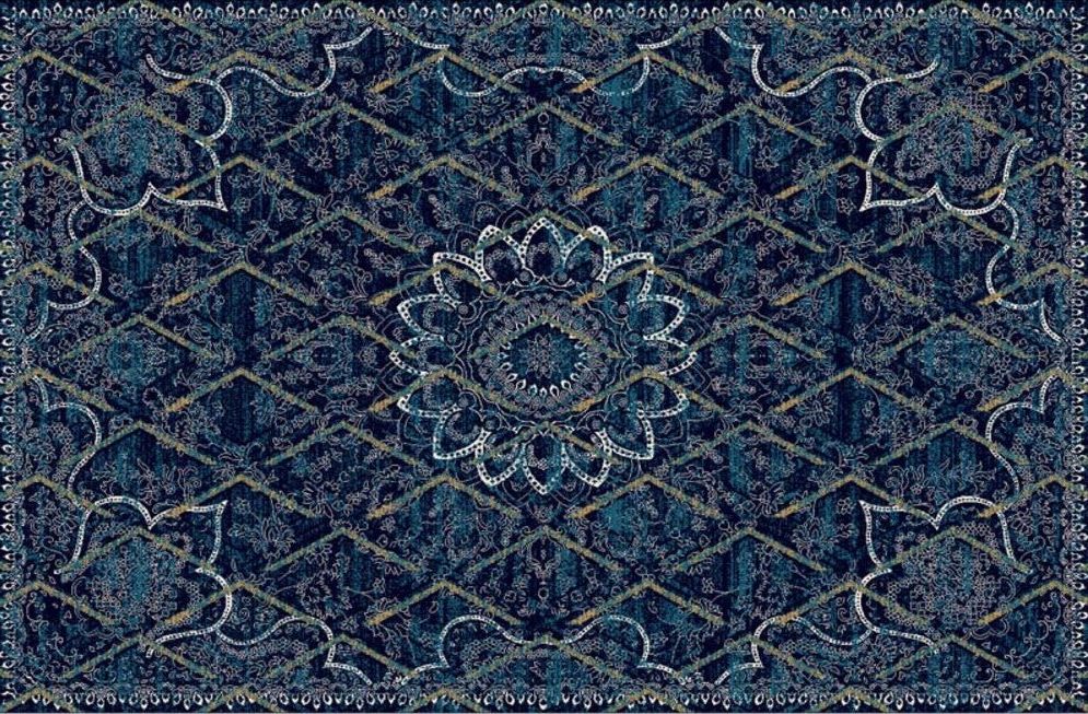 alfombra persa de poliéster